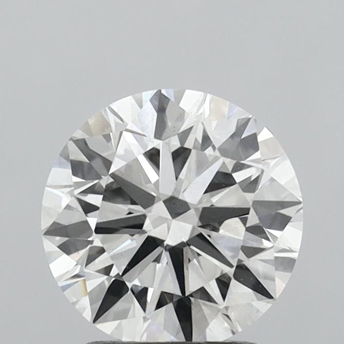 1.99 Carat Round Shaped, Excellent Cut, F Color, SI1 Clarity, IGI Certified Lab Grown Diamond