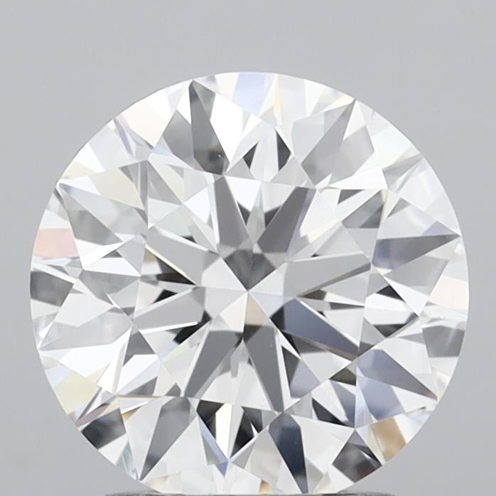 1.73 Carat Round Shaped, Ideal Cut, D Color, VS1 Clarity, IGI Certified Lab Grown Diamond
