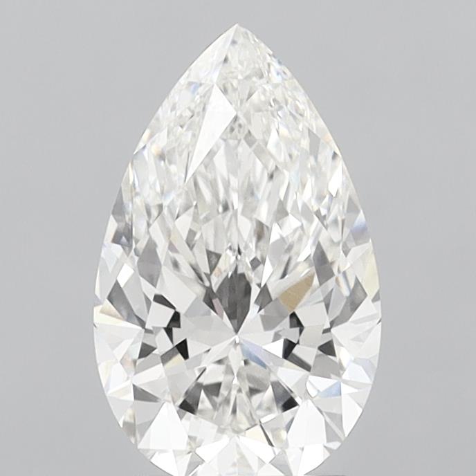 15.08 Carat Pear Shaped, Ideal Cut, F Color, VVS2 Clarity, IGI Certified Lab Grown Diamond