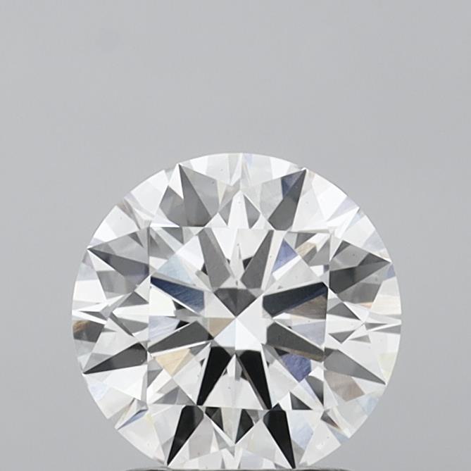 1.57 Carat Round Shaped, Ideal Cut, F Color, VVS2 Clarity, IGI Certified Lab Grown Diamond