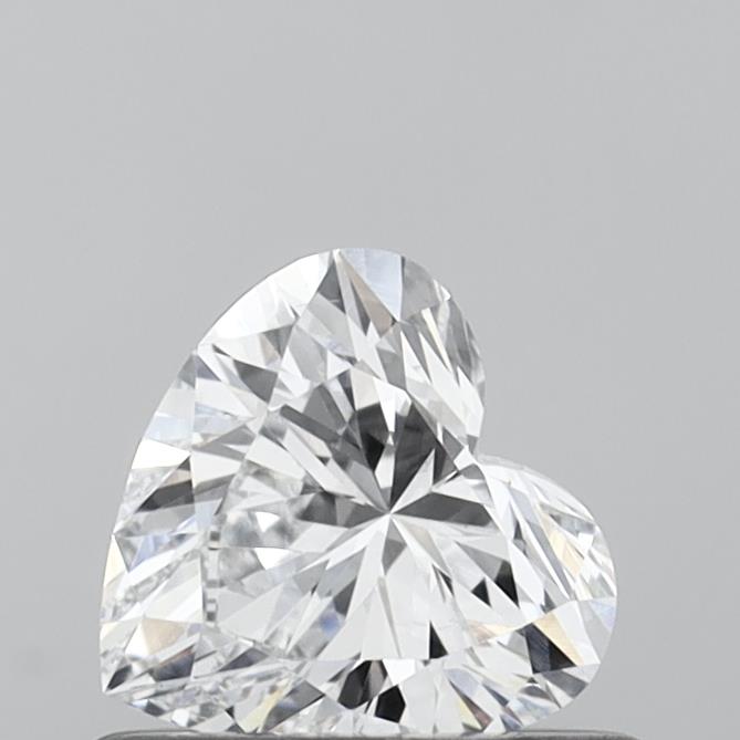 0.50 Carat Heart Shaped, Very Good Cut, D Color, VS2 Clarity, IGI Certified Lab Grown Diamond