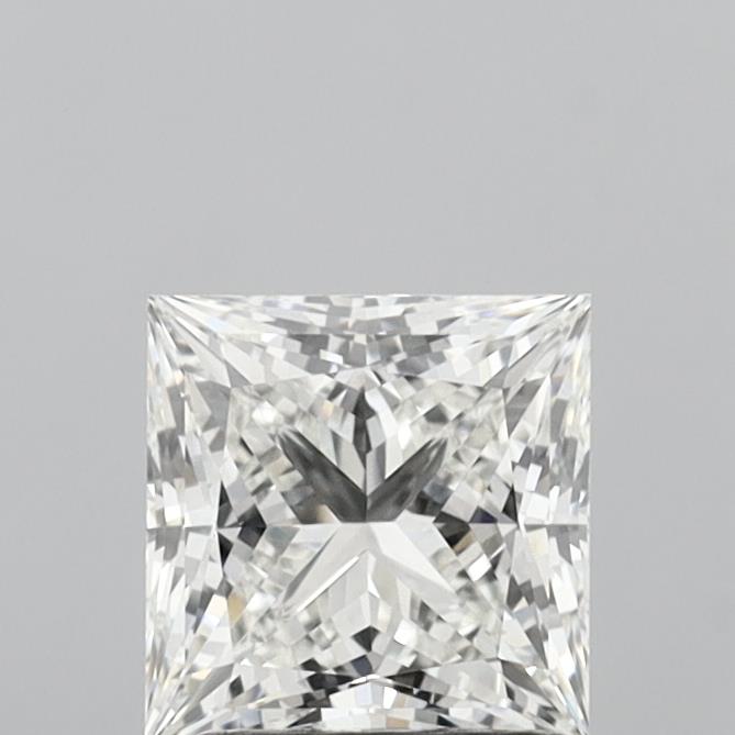 1.79 Carat Princess Shaped, Ideal Cut, F Color, VVS2 Clarity, IGI Certified Lab Grown Diamond