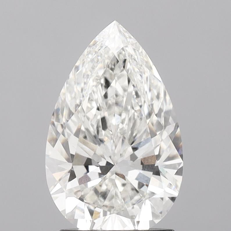 2.02 Carat Pear Shaped, Ideal Cut, G Color, VS1 Clarity, IGI Certified Lab Grown Diamond