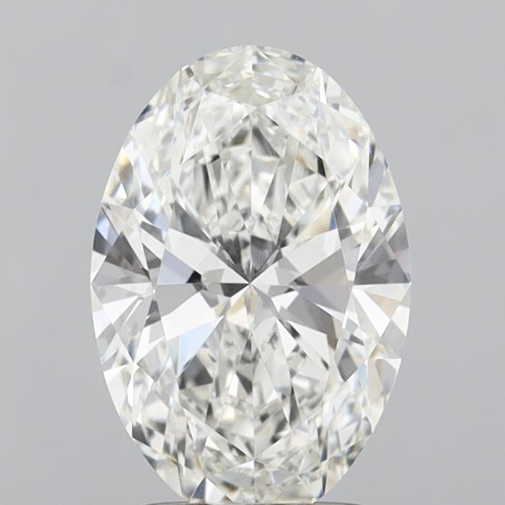 2.08 Carat Oval Shaped, Ideal Cut, F Color, VVS1 Clarity, IGI Certified Lab Grown Diamond