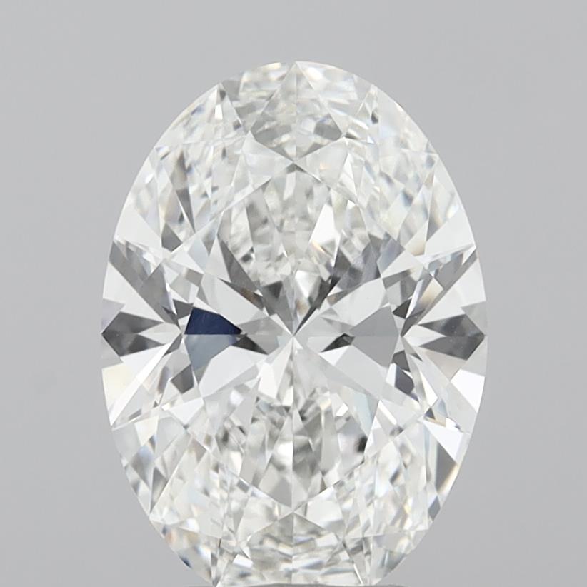 7.08 Carat Oval Shaped, Ideal Cut, F Color, VVS2 Clarity, IGI Certified Lab Grown Diamond