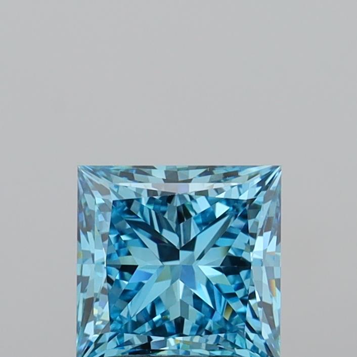1.70 Carat Princess Shaped, Ideal Cut, VVS2 Clarity, IGI Certified Lab Grown Diamond