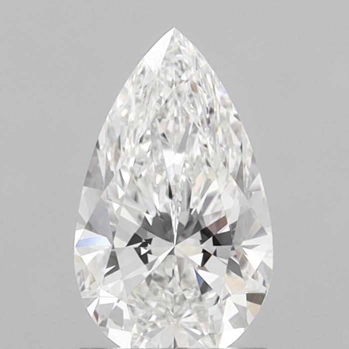1.55 Carat Pear Shaped, Excellent Cut, E Color, VVS2 Clarity, IGI Certified Lab Grown Diamond