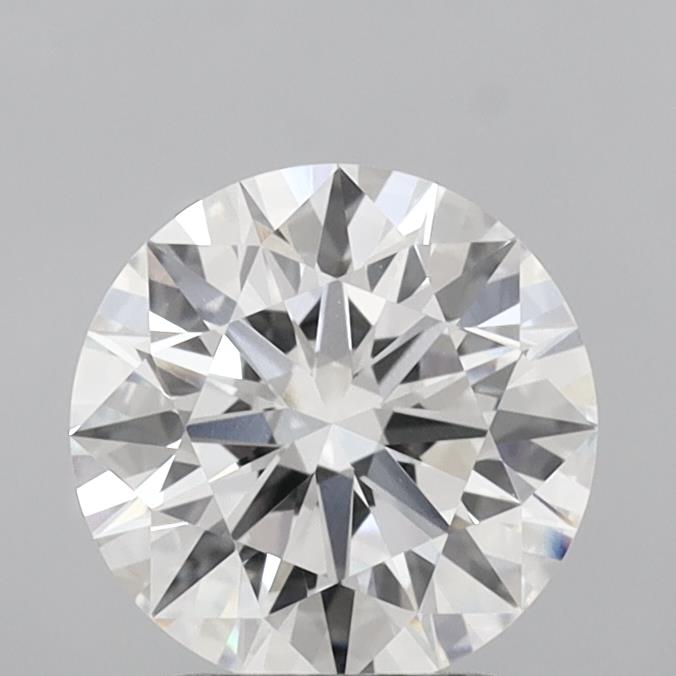 2.10 Carat Round Shaped, Ideal Cut, D Color, VVS1 Clarity, IGI Certified Lab Grown Diamond
