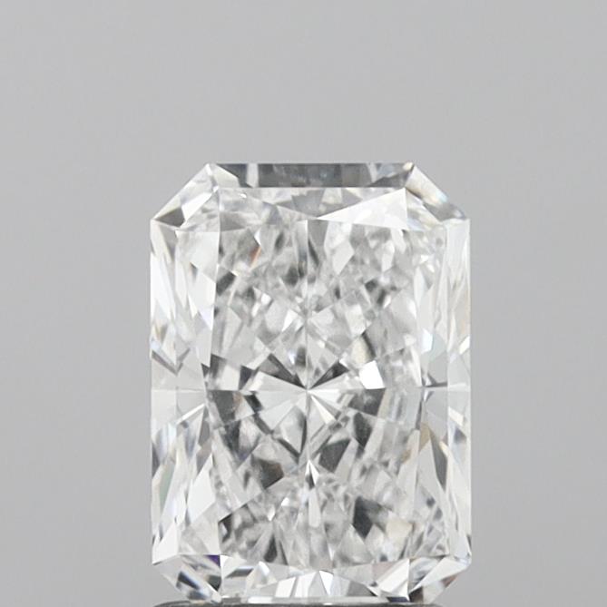 1.53 Carat Radiant Shaped, Ideal Cut, E Color, VVS2 Clarity, IGI Certified Lab Grown Diamond