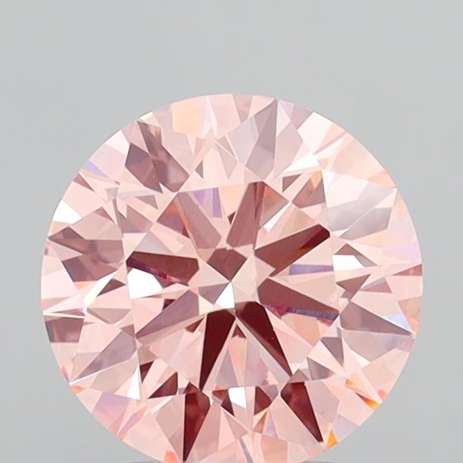 2.59 Carat Round Shaped, Ideal Cut, VS1 Clarity, IGI Certified Lab Grown Diamond