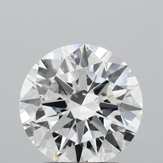 1.90 Carat Round Shaped, Excellent Cut, E Color, VS1 Clarity, IGI Certified Lab Grown Diamond