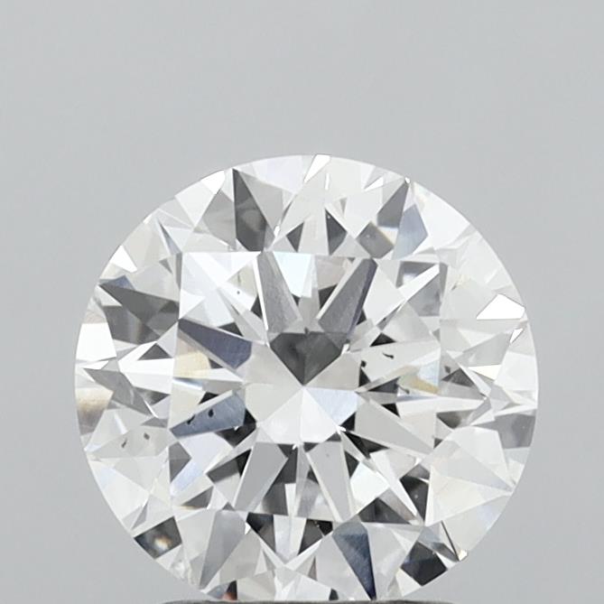 2.02 Carat Round Shaped, Excellent Cut, D Color, SI1 Clarity, IGI Certified Lab Grown Diamond