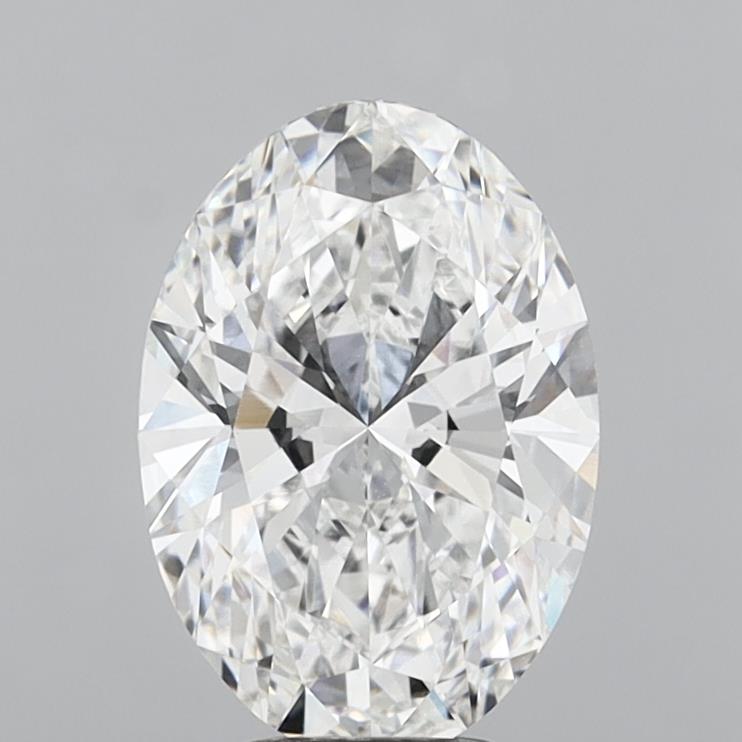 4.58 Carat Oval Shaped, Ideal Cut, E Color, VVS2 Clarity, IGI Certified Lab Grown Diamond