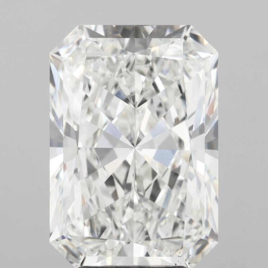 6.02 Carat Radiant Shaped, Ideal Cut, D Color, VS1 Clarity, IGI Certified Lab Grown Diamond