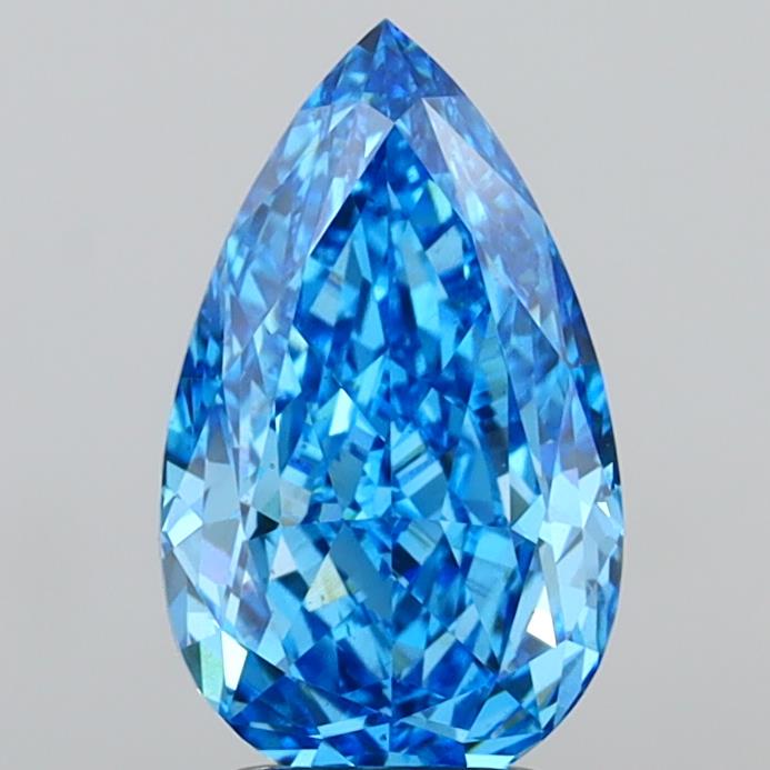 10.10 Carat Pear Shaped, Very Good Cut, VVS2 Clarity, IGI Certified Lab Grown Diamond