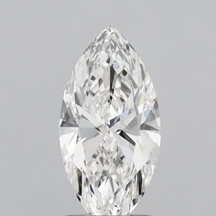 1.07 Carat Marquise Shaped, Ideal Cut, E Color, VVS2 Clarity, IGI Certified Lab Grown Diamond