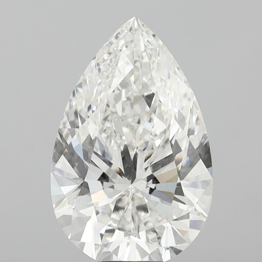 8.35 Carat Pear Shaped, Excellent Cut, G Color, VVS2 Clarity, IGI Certified Lab Grown Diamond