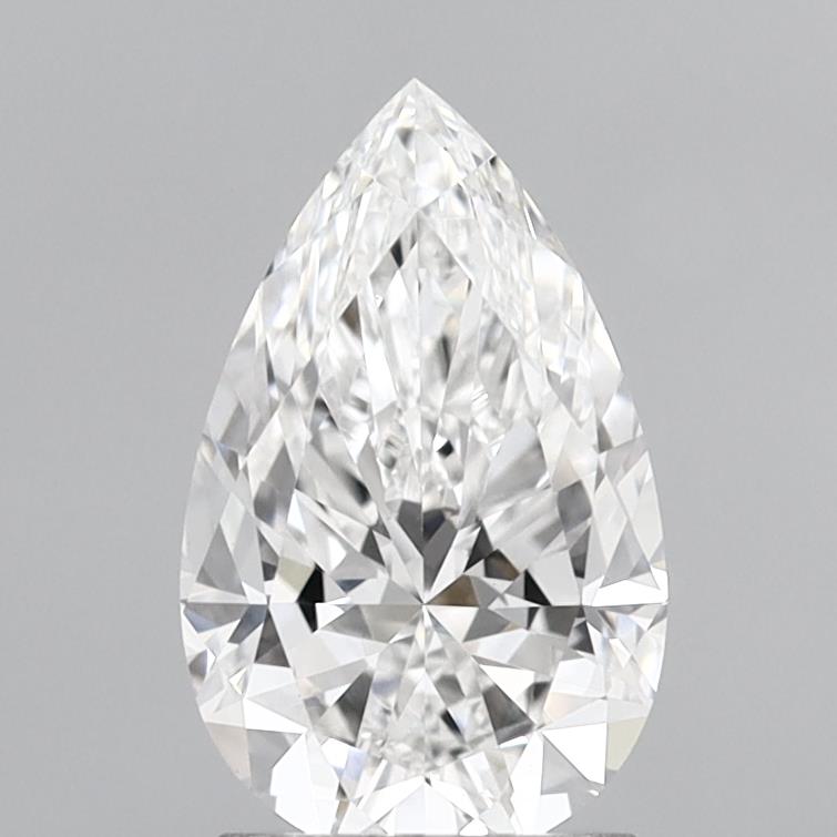 2.05 Carat Pear Shaped, Ideal Cut, E Color, VS2 Clarity, IGI Certified Lab Grown Diamond