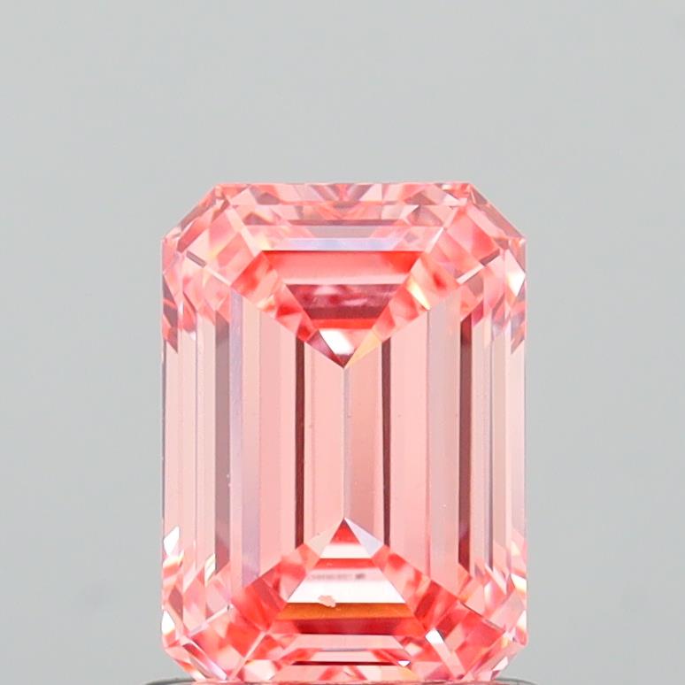1.25 Carat Emerald Shaped, Ideal Cut, VVS2 Clarity, IGI Certified Lab Grown Diamond