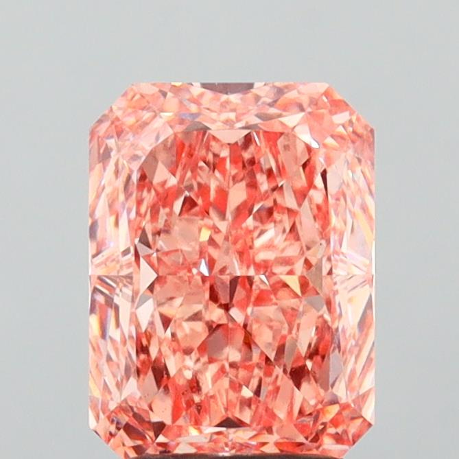 2.60 Carat Radiant Shaped, Excellent Cut, VS1 Clarity, IGI Certified Lab Grown Diamond