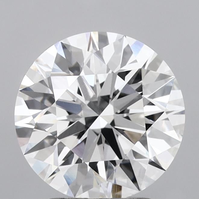 2.69 Carat Round Shaped, Ideal Cut, D Color, VVS2 Clarity, IGI Certified Lab Grown Diamond