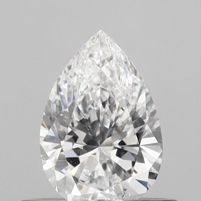0.54 Carat Pear Shaped, D Color, VVS2 Clarity, IGI Certified Lab Grown Diamond