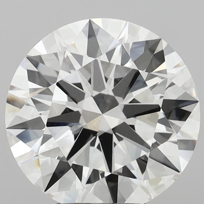 4.05 Carat Round Shaped, Ideal Cut, E Color, VS1 Clarity, IGI Certified Lab Grown Diamond