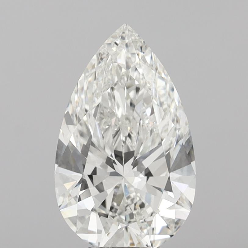 5.09 Carat Pear Shaped, Ideal Cut, G Color, VS1 Clarity, IGI Certified Lab Grown Diamond