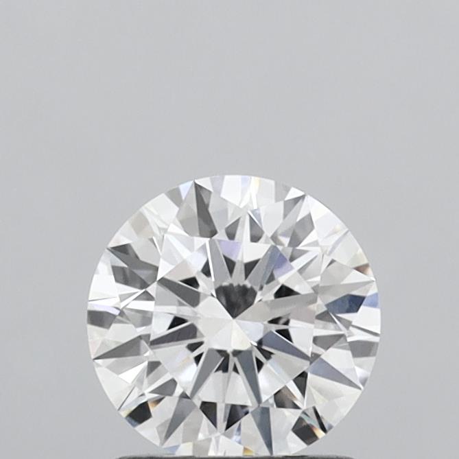 1.09 Carat Round Shaped, Ideal Cut, D Color, VVS2 Clarity, IGI Certified Lab Grown Diamond