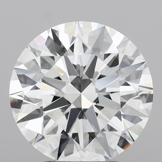 3.39 Carat Round Shaped, Ideal Cut, E Color, VVS2 Clarity, IGI Certified Lab Grown Diamond