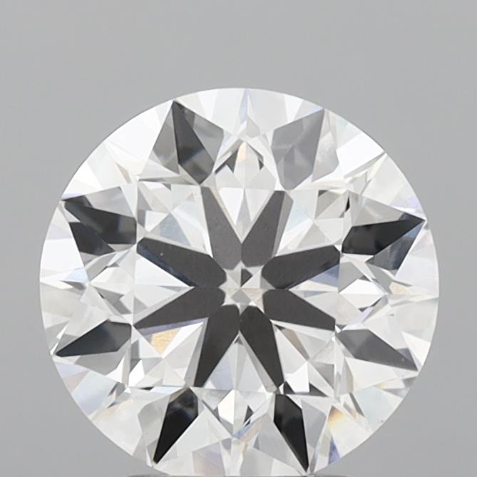 2.90 Carat Round Shaped, Excellent Cut, E Color, VS1 Clarity, IGI Certified Lab Grown Diamond