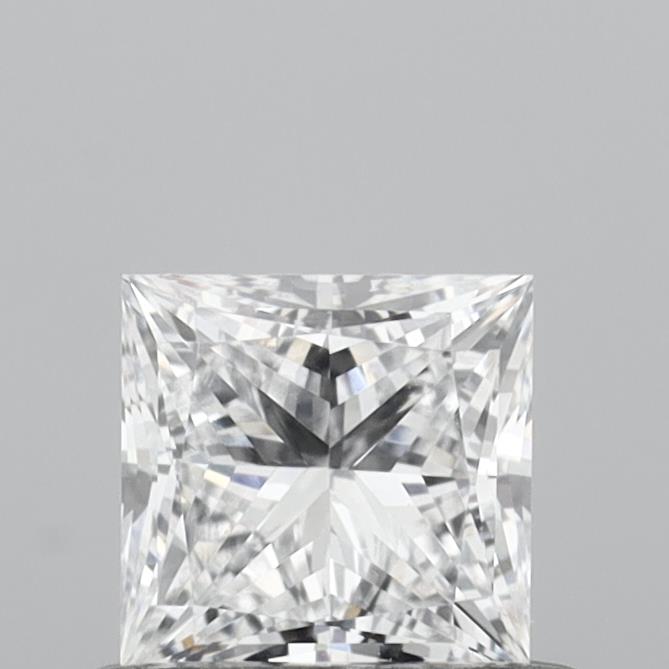0.53 Carat Princess Shaped, Very Good Cut, D Color, VVS2 Clarity, IGI Certified Lab Grown Diamond