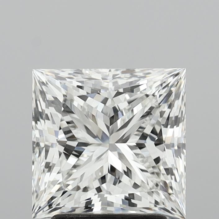 3.04 Carat Princess Shaped, Ideal Cut, F Color, VS1 Clarity, IGI Certified Lab Grown Diamond
