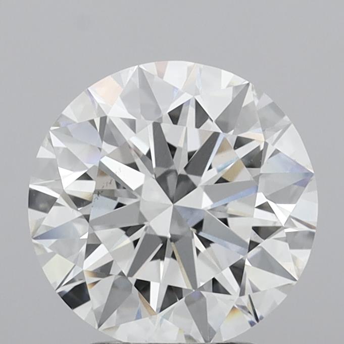 2.86 Carat Round Shaped, Ideal Cut, E Color, VS2 Clarity, IGI Certified Lab Grown Diamond