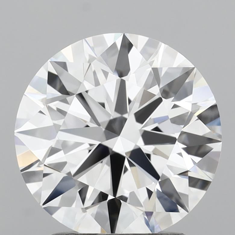 2.09 Carat Round Shaped, Ideal Cut, D Color, VS1 Clarity, IGI Certified Lab Grown Diamond