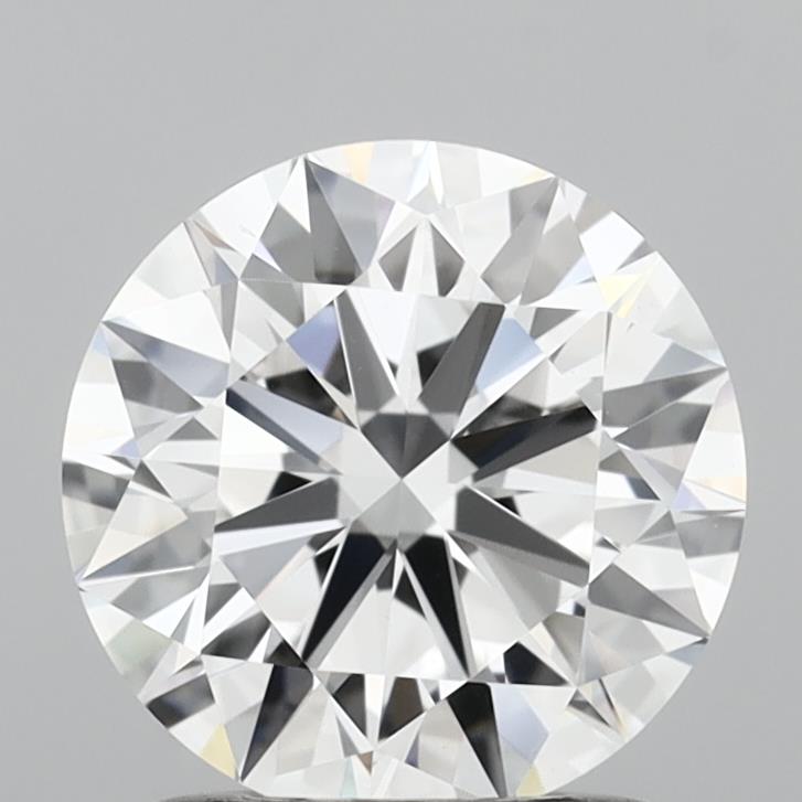 1.50 Carat Round Shaped, Excellent Cut, D Color, VVS2 Clarity, IGI Certified Lab Grown Diamond
