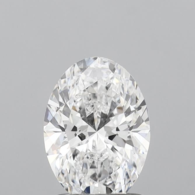 1.24 Carat Oval Shaped, Ideal Cut, D Color, VS1 Clarity, IGI Certified Lab Grown Diamond