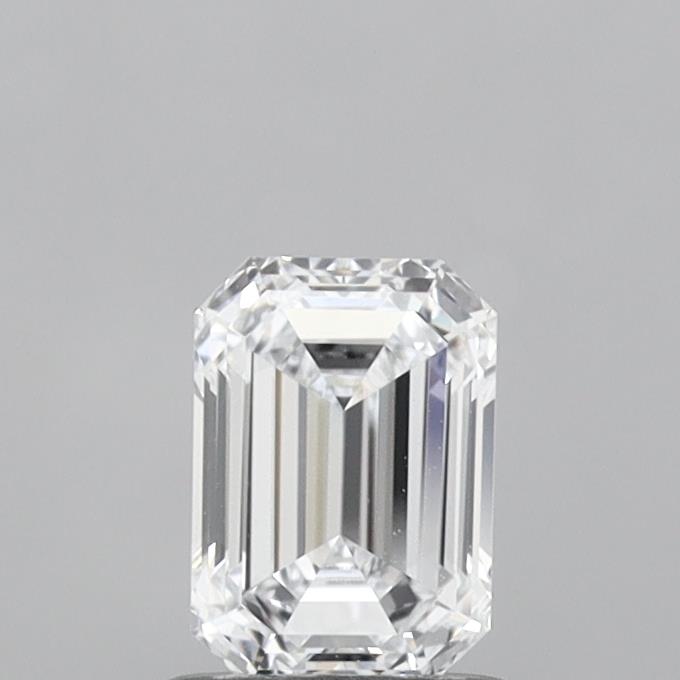 1.01 Carat Emerald Shaped, Ideal Cut, E Color, IF Clarity, IGI Certified Lab Grown Diamond