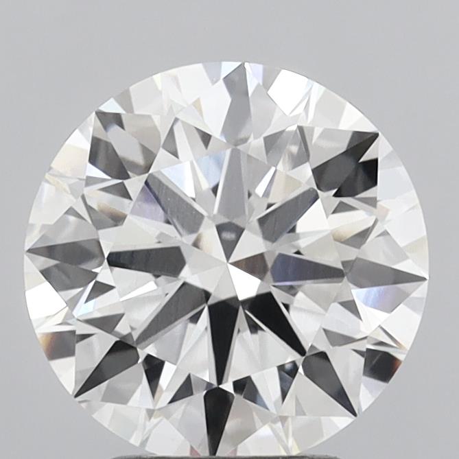 3.02 Carat Round Shaped, Ideal Cut, E Color, VVS2 Clarity, IGI Certified Lab Grown Diamond