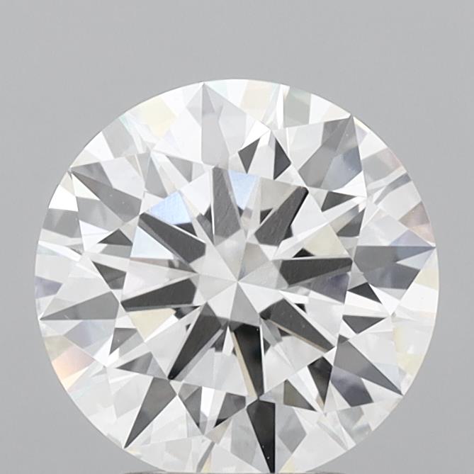 2.85 Carat Round Shaped, Ideal Cut, D Color, VS1 Clarity, IGI Certified Lab Grown Diamond