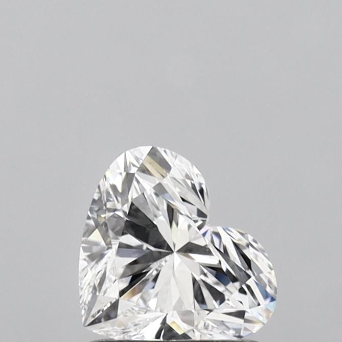 0.91 Carat Heart Shaped, Ideal Cut, D Color, IF Clarity, IGI Certified Lab Grown Diamond