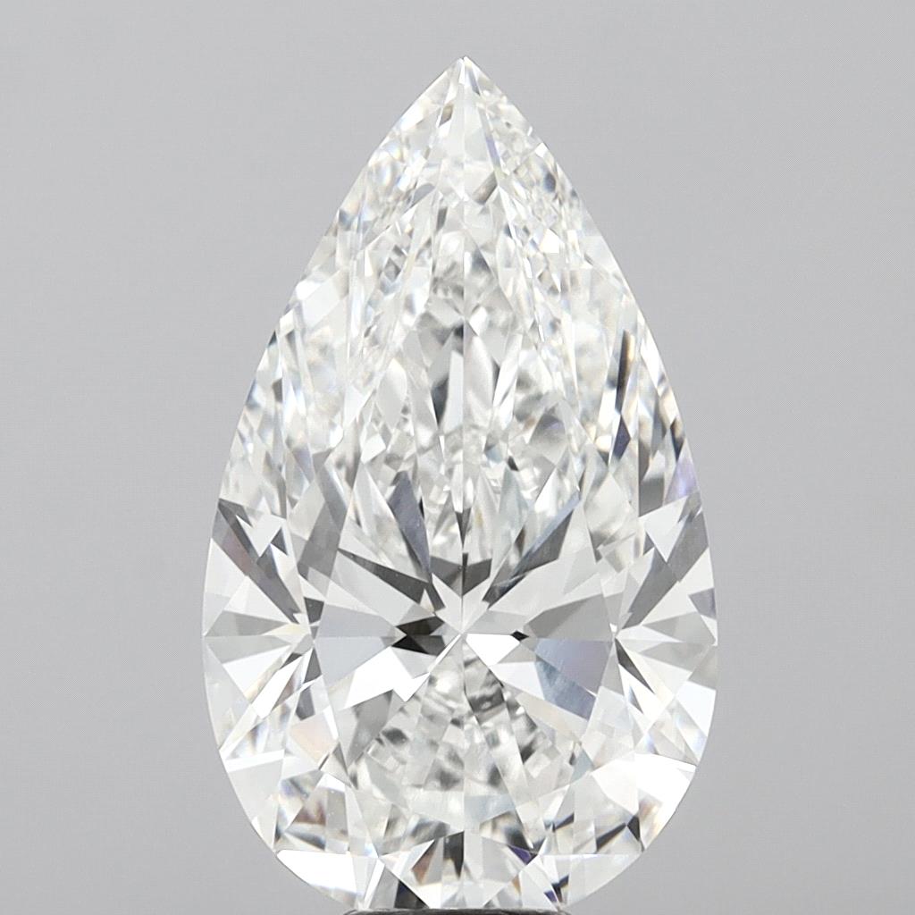 10.07 Carat Pear Shaped, Ideal Cut, E Color, VVS2 Clarity, IGI Certified Lab Grown Diamond