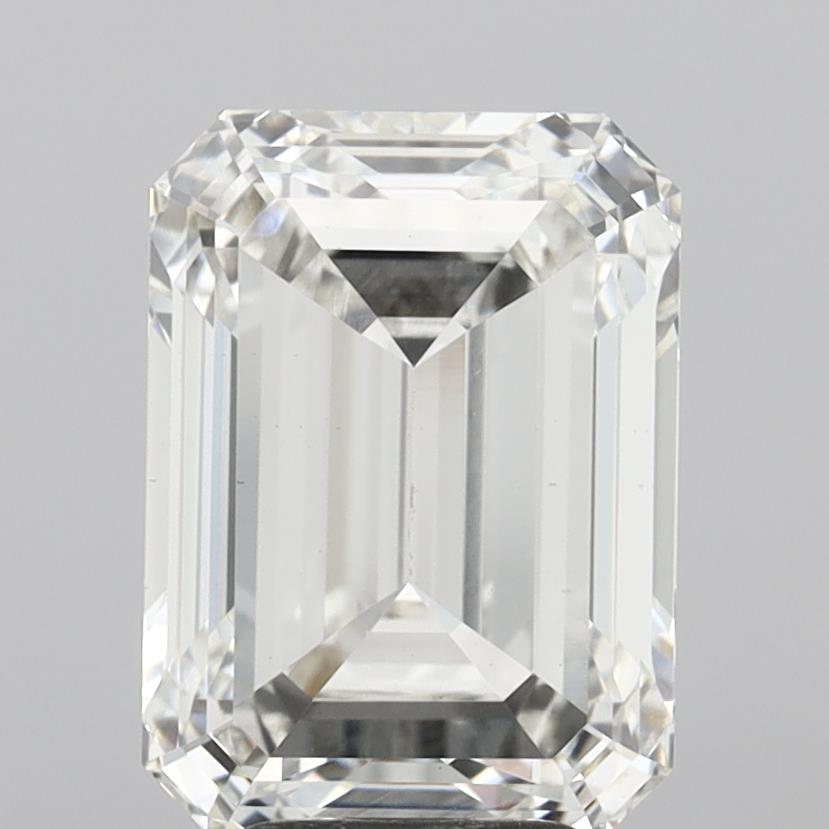 5.02 Carat Emerald Shaped, Ideal Cut, G Color, VS1 Clarity, IGI Certified Lab Grown Diamond