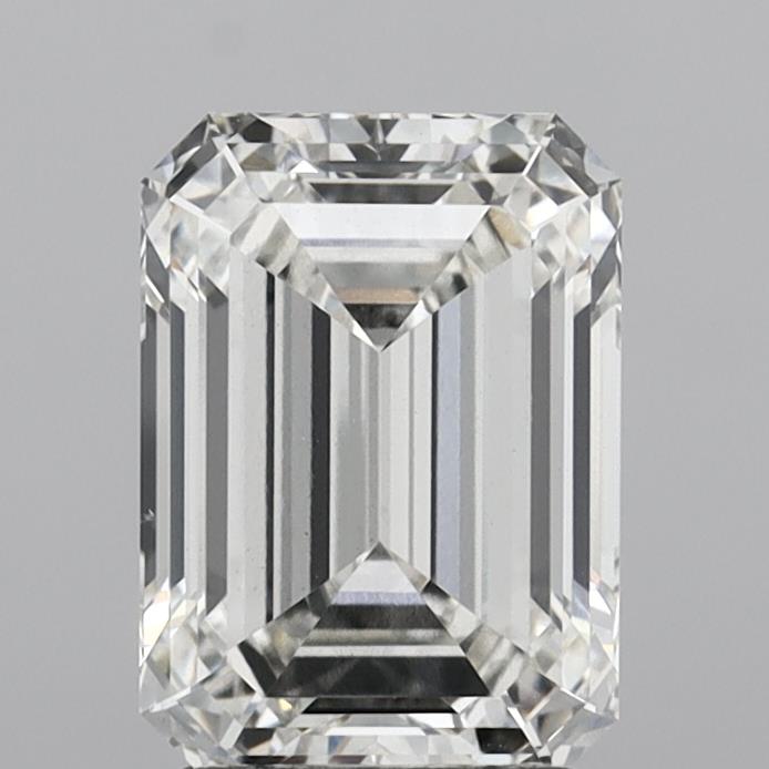 3.08 Carat Emerald Shaped, Ideal Cut, H Color, VS1 Clarity, IGI Certified Lab Grown Diamond