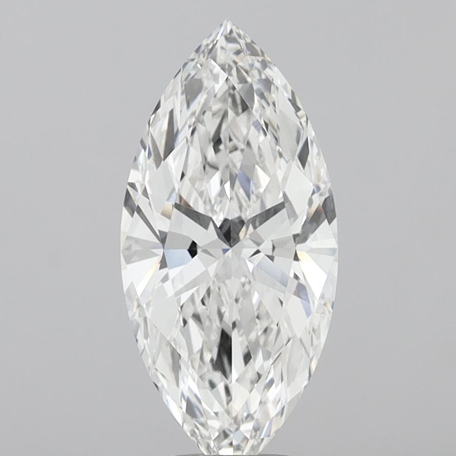 4.75 Carat Marquise Shaped, Ideal Cut, E Color, VVS2 Clarity, IGI Certified Lab Grown Diamond