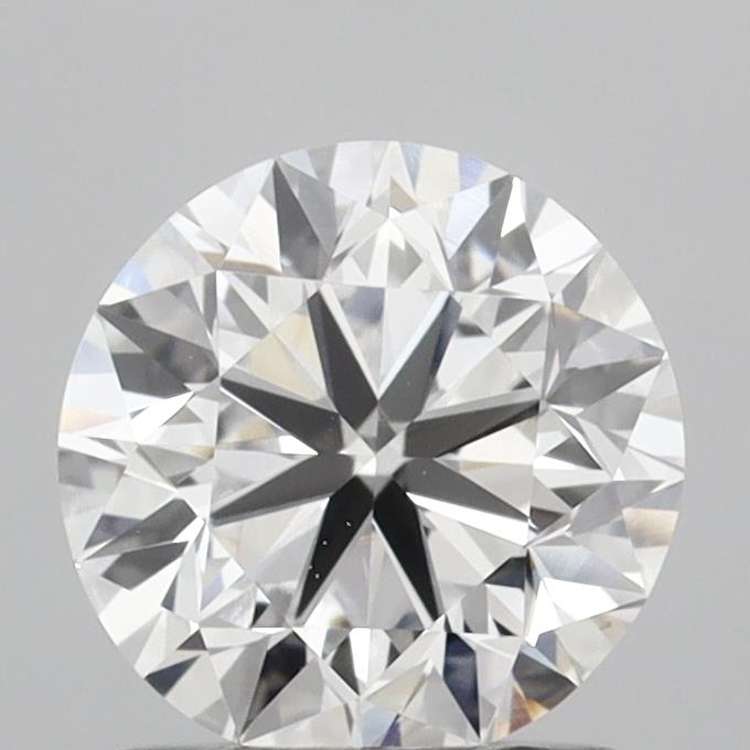 1.15 Carat Round Shaped, Good Cut, D Color, VVS2 Clarity, IGI Certified Lab Grown Diamond