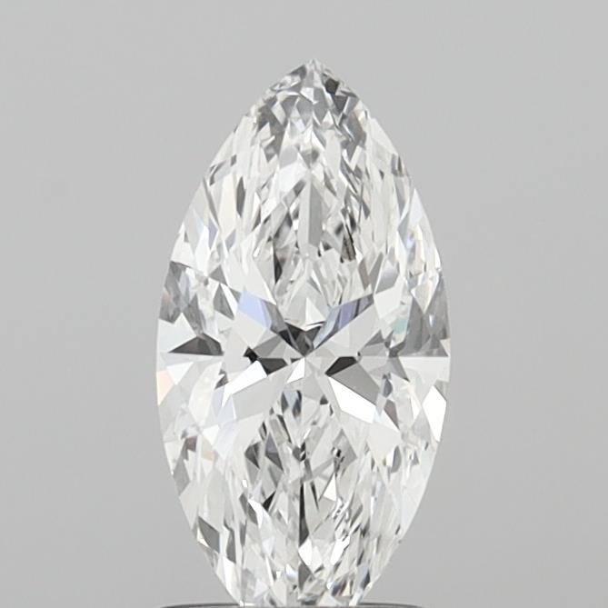 1.06 Carat Marquise Shaped, Ideal Cut, E Color, VVS2 Clarity, IGI Certified Lab Grown Diamond