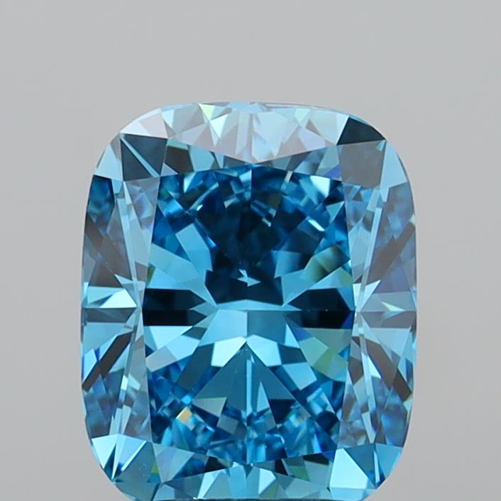 2.80 Carat Cushion Shaped, Ideal Cut, VVS2 Clarity, IGI Certified Lab Grown Diamond