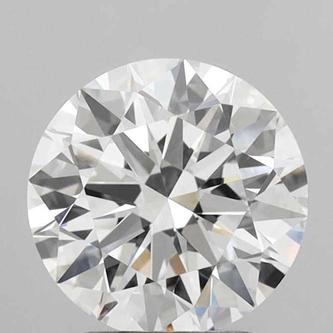 2.58 Carat Round Shaped, Ideal Cut, E Color, VS1 Clarity, IGI Certified Lab Grown Diamond