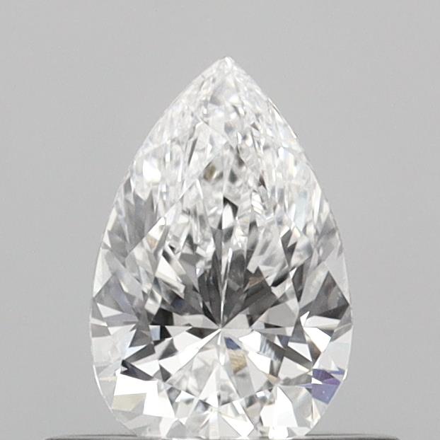 0.52 Carat Pear Shaped, Very Good Cut, D Color, VVS2 Clarity, IGI Certified Lab Grown Diamond